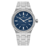 Maurice Lacroix Aikon Automatic Blue Dial Silver Steel Strap Watch For Men - AI6008-SS002-430-1