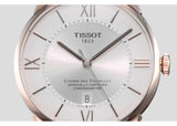 Tissot Chemin Des Tourelles Powermatic 80 Cosc Silver Dial Two Tone Steel Strap Watch For Men - T099.408.22.038.00