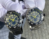 Tag Heuer Formula 1 Chronograph Grey Dial Silver Steel Strap Watch for Men - CAZ101AG.BA0842