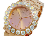 Marc Jacobs Amy Rose Gold Dial Rose Gold Steel Strap Watch for Women - MBM3223