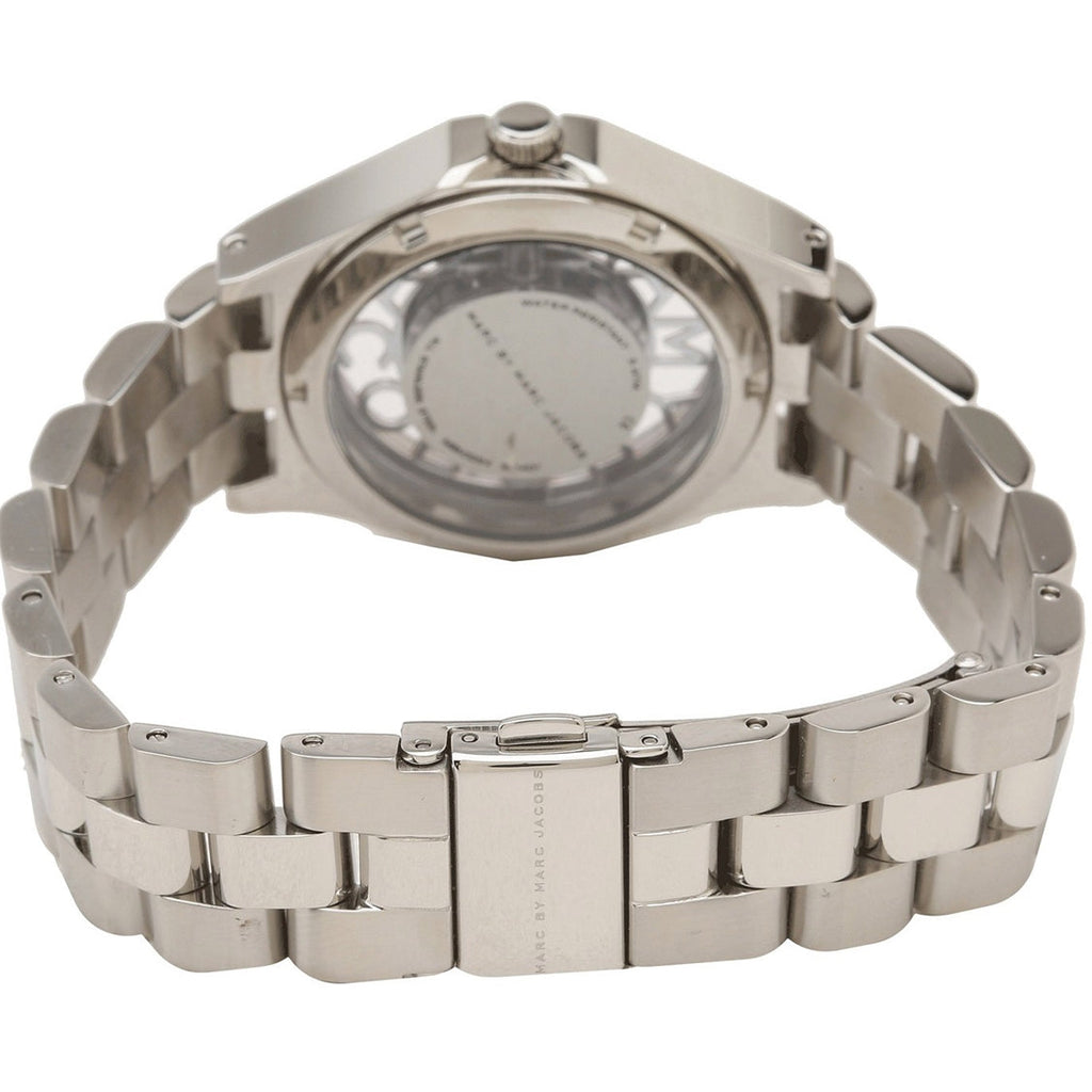 Marc Jacobs Henry Silver Dial Silver Steel Strap Watch for Women - MBM3294