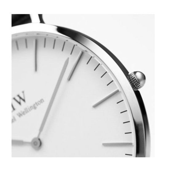 Daniel Wellington Classic Roselyn White Dial Red NATO Strap Watch For Women - DW00100272