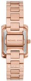 Michael Kors Emery Three-Hand Crystals Silver Dial Rose Gold Steel Strap Watch for Women - MK4641