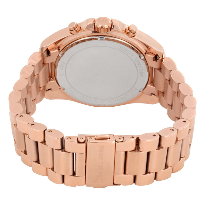 Michael Kors Bradshaw Rose Gold Dial Rose Gold Steel Strap Watch for Women - MK5503