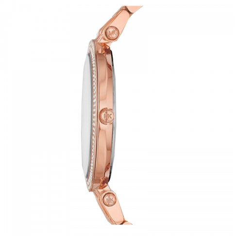 Michael Kors Darci Mother of Pearl Dial Rose Gold Steel Strap Watch for Women - MK3220