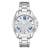 Michael Kors Bradshaw Quartz Silver Dial Silver Steel Strap Watch For Women - MK6320
