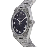 Michael Kors Channing Diamonds Black Dial Silver Steel Strap Watch for Women - MK6089