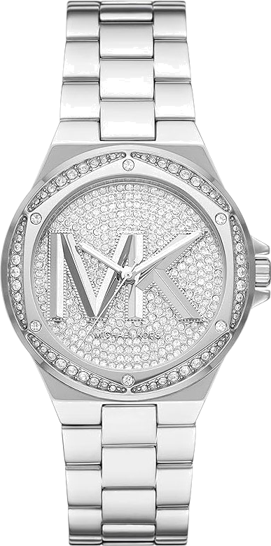 Michael Kors Lennox Quartz Silver Dial Silver Steel Strap Watch For Women - MK7234