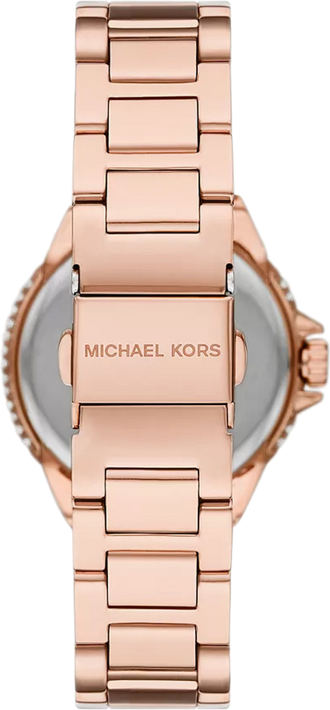 Michael Kors Camille Multifunction White Dial Rose Gold Steel Strap Watch For Women  - MK4700