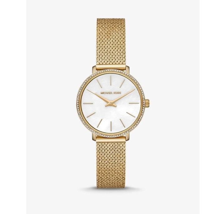 Michael Kors Darci Quartz Gold Dial Gold Mesh Strap Watch for Women - MK7121