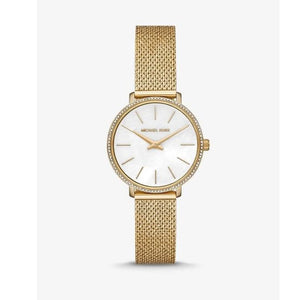 Michael Kors Darci Quartz Gold Dial Gold Mesh Strap Watch for Women - MK7121