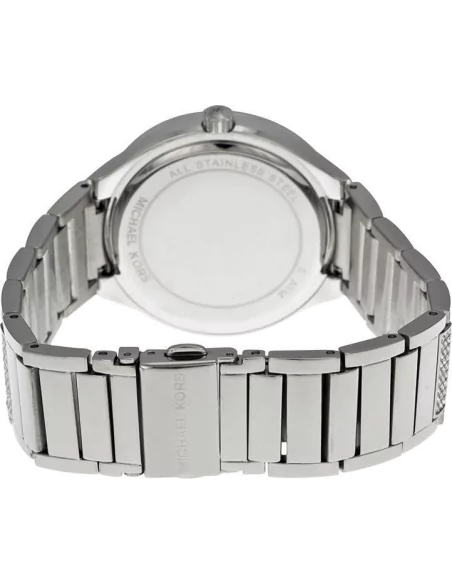 Michael Kors Kerry Crystal Pave Silver Dial Silver Steel Strap Watch For Women - MK3359