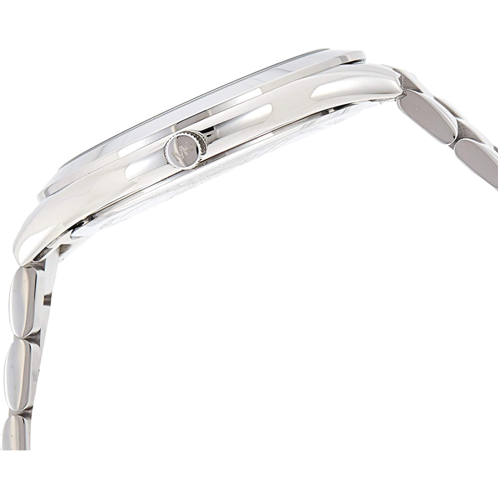 Michael Kors Slim Runway Quartz Blue Dial Silver Steel Strap Watch For Women - MK3379