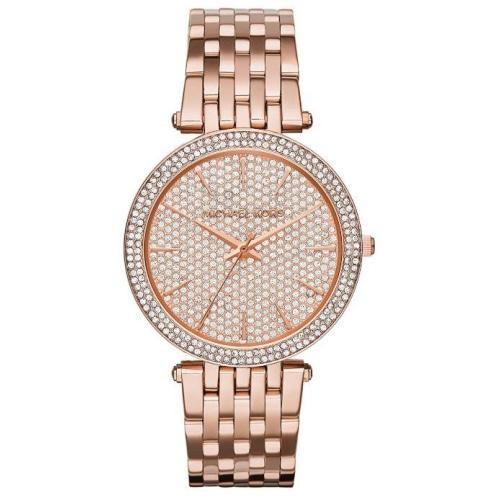 Michael Kors Darci Rose Gold Dial Rose Gold Steel Strap Watch for Women - MK3431