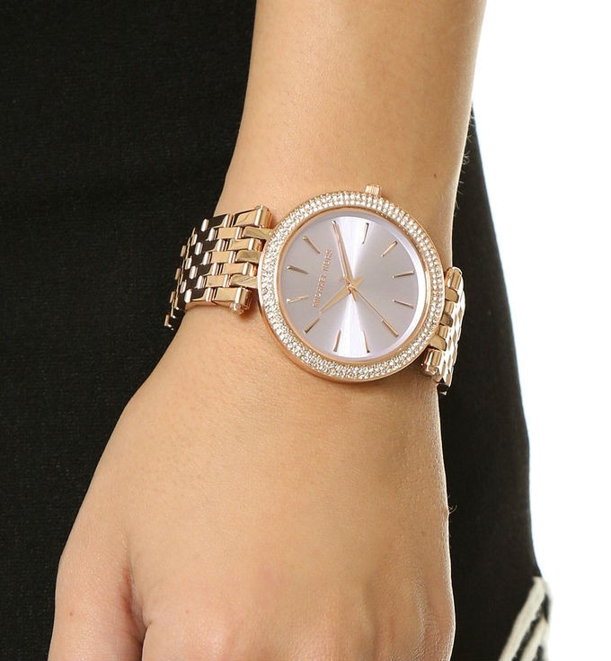 Michael Kors Darci Rose Gold Dial Rose Gold Steel Strap Watch for Women - MK3507