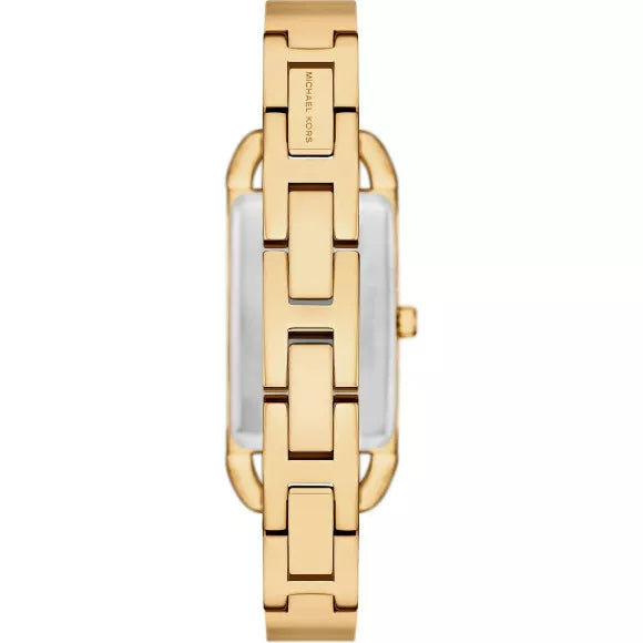 Michael Kors Empire Analog Gold Dial Gold Steel Strap Watch for Women - MK4840