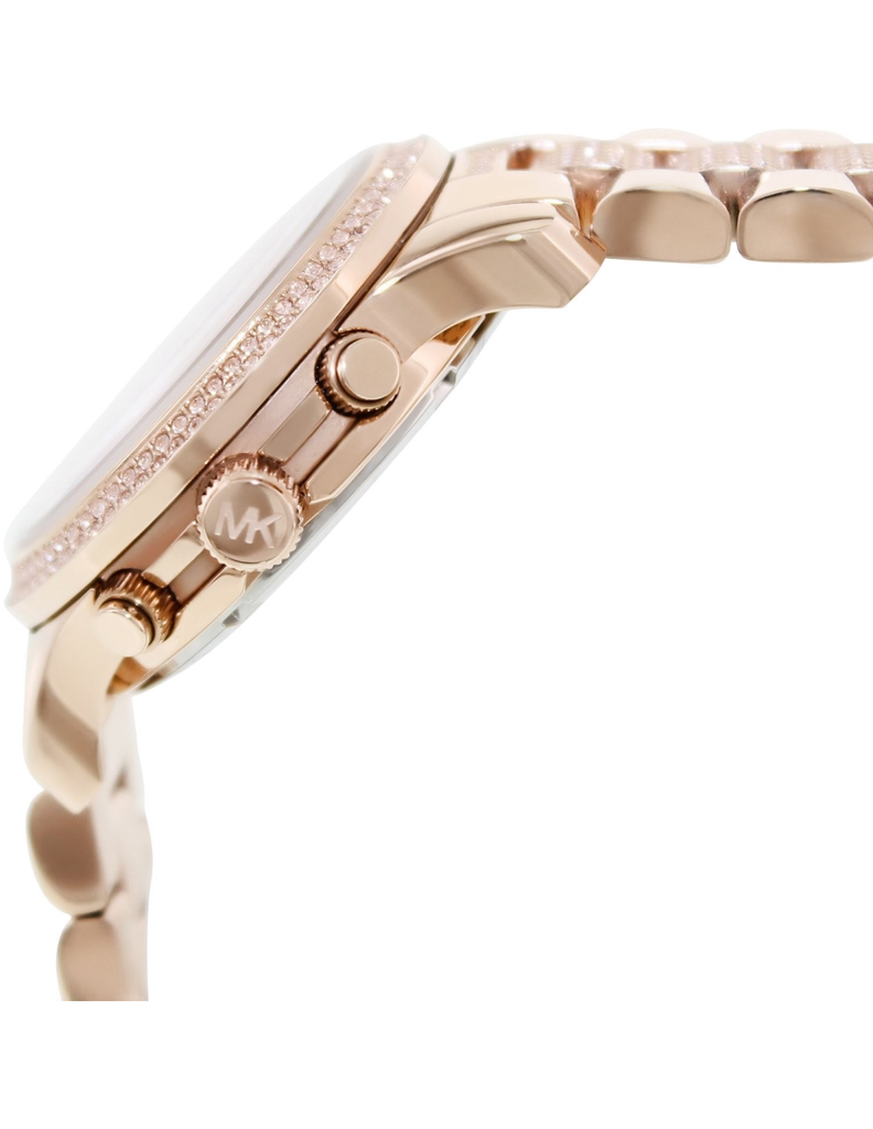 Michael Kors Runway Gold Dial Gold Steel Strap Watch for Women - MK5827