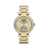 Michael Kors Skylar Gold Dial Gold Steel Strap Watch for Women - MK5867