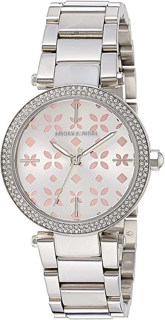 Michael Kors Parker Silver Dial Silver Stainless Steel Strap Watch for Women - MK6483