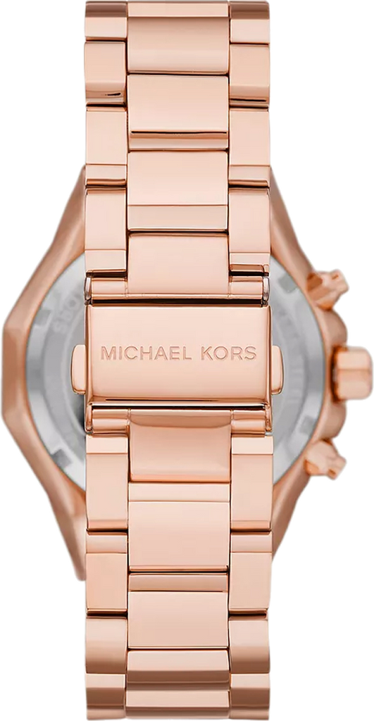 Michael Kors Raquel Analog Rose Gold Dial Rose Gold Steel Strap Watch For Women - MK4688
