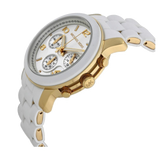 Michael Kors Runway White Dial White Steel Strap Watch for Women - MK5145