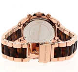 Michael Kors Blair Rose Gold Dial Two Tone Steel Strap Watch For Women - MK5859