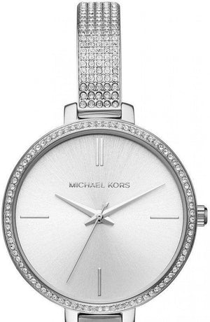 Michael Kors Jaryn Quartz Silver Dial Silver Steel Strap Watch For Women - MK3783