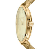 Michael Kors Addyson Quartz Gold Dial Gold Leather Strap Watch for Women - MK2952