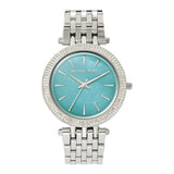 Michael Kors Darci Mother of Pearl Blue  Dial Silver Steel Strap Watch for Women - MK3515