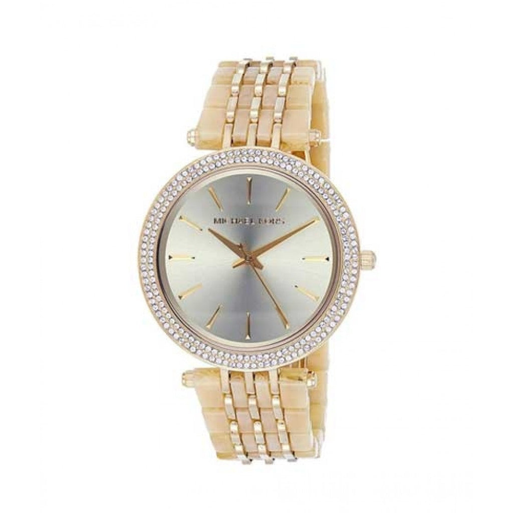 Michael Kors Darci Gold Dial Gold Steel Strap Watch for Women - MK4325