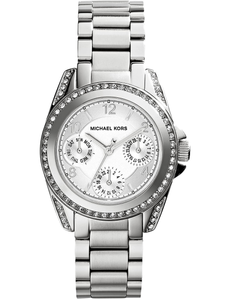 Michael Kors Blair Silver Dial SIlver Steel Strap Watch for Women - MK5612