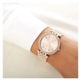 Michael Kors Darci Rose Gold Dial Rose Gold Steel Strap Watch for Women - MK3431