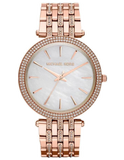 Michael Kors Darci Mother of Pearl Dial Rose Gold Steel Strap Watch for Women - MK3220