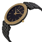 Michael Kors Darci Black Dial Black Steel Strap Watch for Women - MK3322