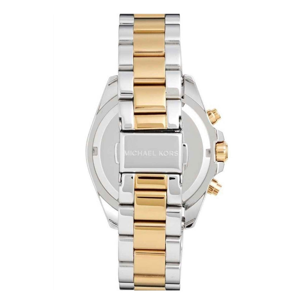 Michael Kors Bradshaw Silver Dial Two Tone Steel Strap Watch for Women - MK5627