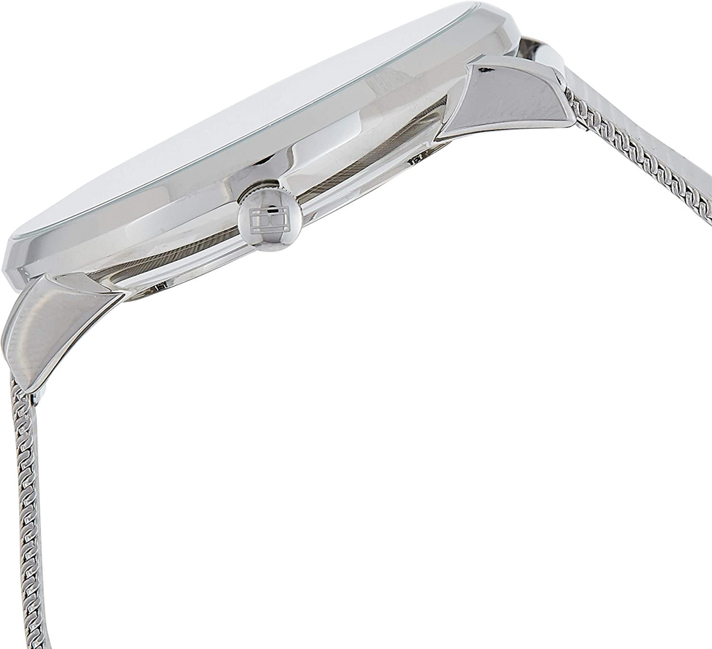 Tommy Hilfiger Jenna Quartz Silver Dial Silver Mesh Bracelet Watch For Women - 1781942