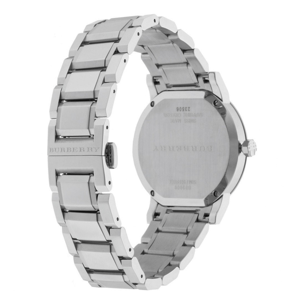 Burberry The City Silver Dial Silver Steel Strap Watch for Women - BU9000