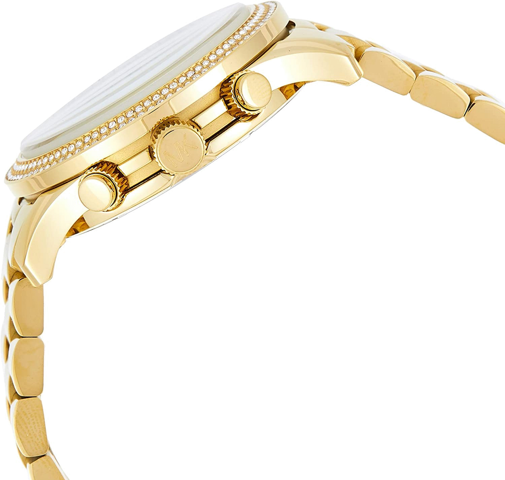 Michael Kors Runway Gold Dial Gold Steel Strap Watch for Women - MK5575