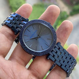 Michael Kors Darci Blue Dial Blue Steel Strap Watch for Women - MK3417