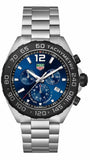 Tag Heuer Formula 1 Chronograph Blue Dial Silver Steel Strap Watch for Men - CAZ101AV.BA0842