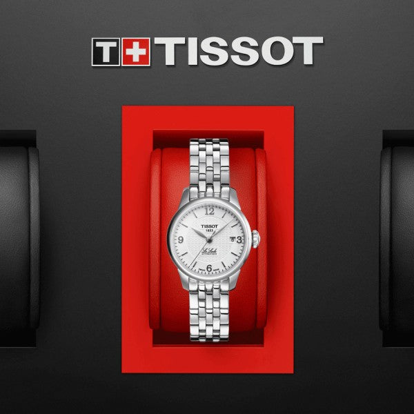Tissot Le Locle Small Lady Automatic Silver Dial Silver Steel Strap Watch For Women - T41.1.183.34