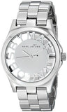 Marc Jacobs Henry White Dial Silver Steel Strap Watch for Women - MBM3291