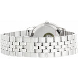 Movado Museum Classic Black Dial Silver Steel Strap Watch For Men - 606504