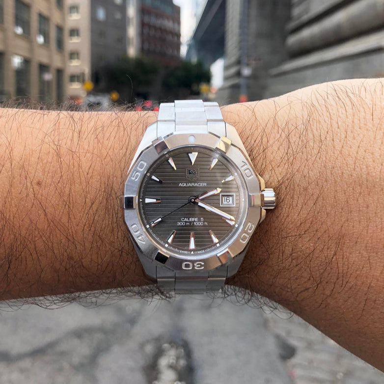 Tag Heuer Aquaracer Anthracite Dial Watch for Men - WAY2113.BA0928