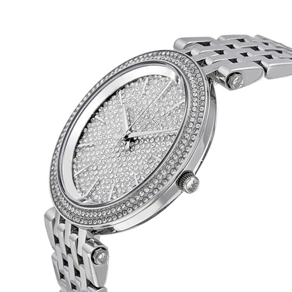 Michael Kors Darci Silver Dial Silver Steel Strap Watch for Women - MK3437