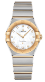 Omega Constellation Manhattan Mother of Pearl Dial Two Tone Steel Strap Watch for Women - 131.20.28.60.55.002