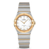 Omega Constellation Manhattan Mother of Pearl Dial Two Tone Steel Strap Watch for Women - 131.20.28.60.55.002