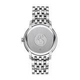 Omega De Ville Prestige Co-Axial Rhodium Silver Dial Silver Steel Strap Watch for Men - 424.10.40.20.02.001