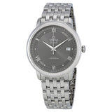 Omega De Ville Prestige Co-Axial Automatic Grey Dial Silver Steel Strap Watch for Men - 424.10.40.20.06.001