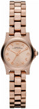 Marc Jacobs Dinky Rose Gold Dial Rose Gold Steel Strap Watch for Women - MBM3200